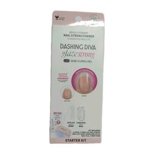 Glaze Strong LED Semi-Cured Gel nail Starter Kit - clear